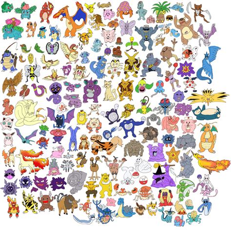 151 pokemon chart.